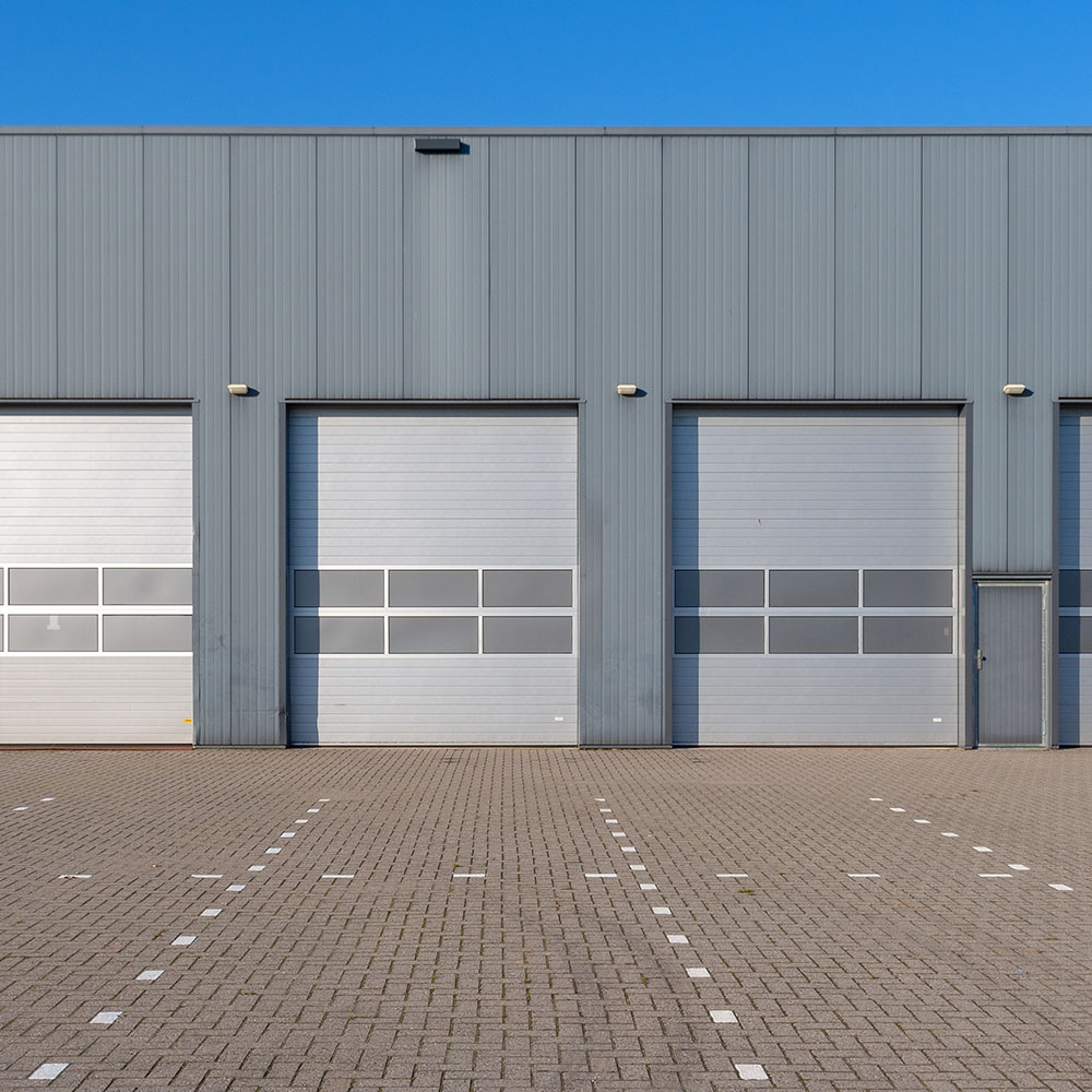 Industry Warehouse with Shutter Doors